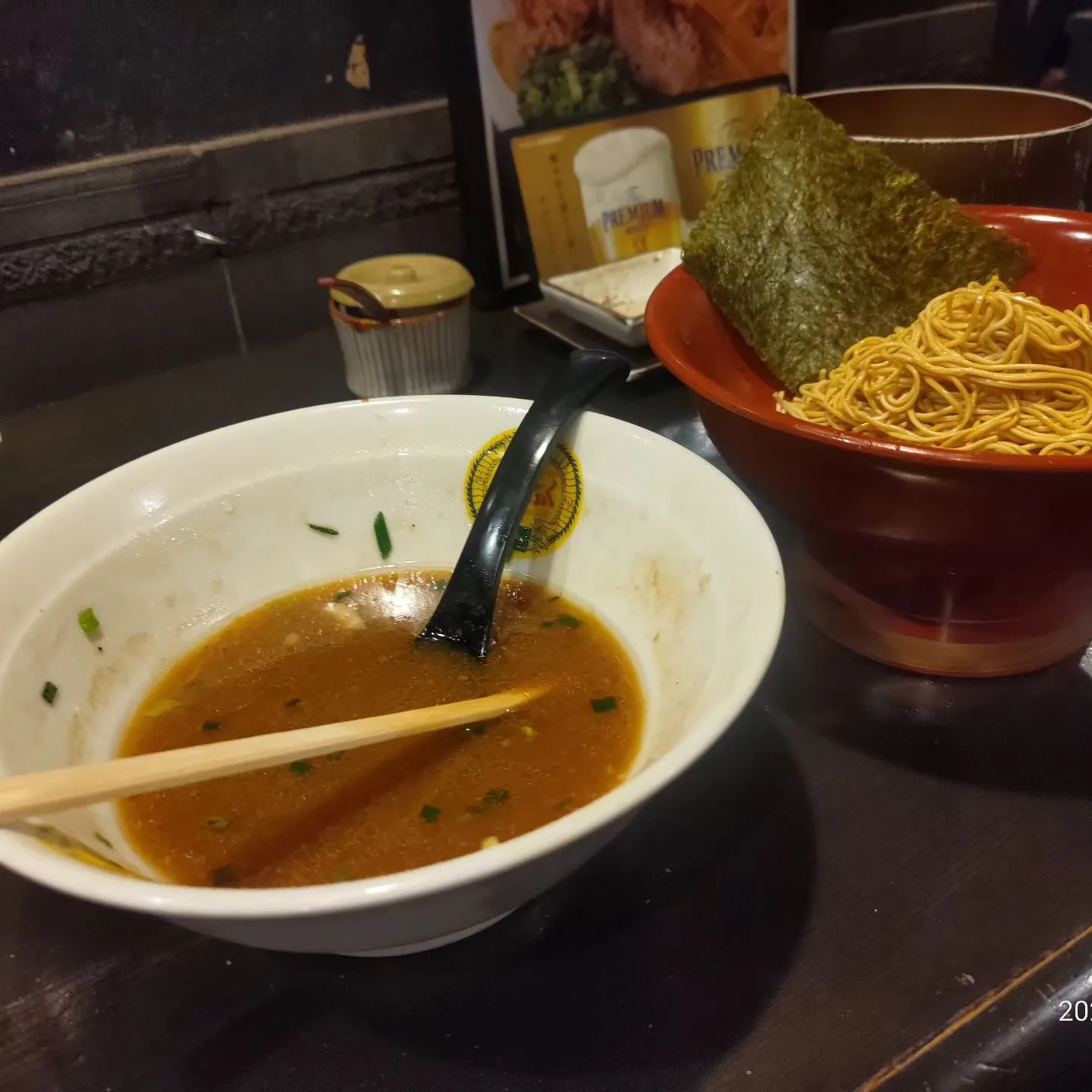 今日もいつものいっぷくラーメンさんへ。